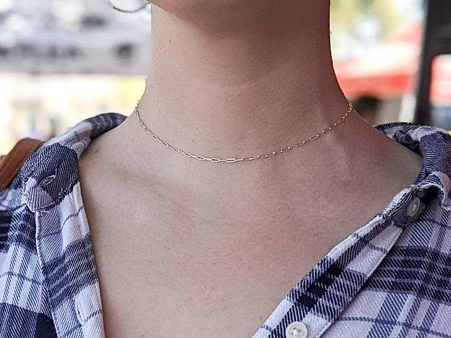 dainty gold choker necklace trendy jewelry for women online