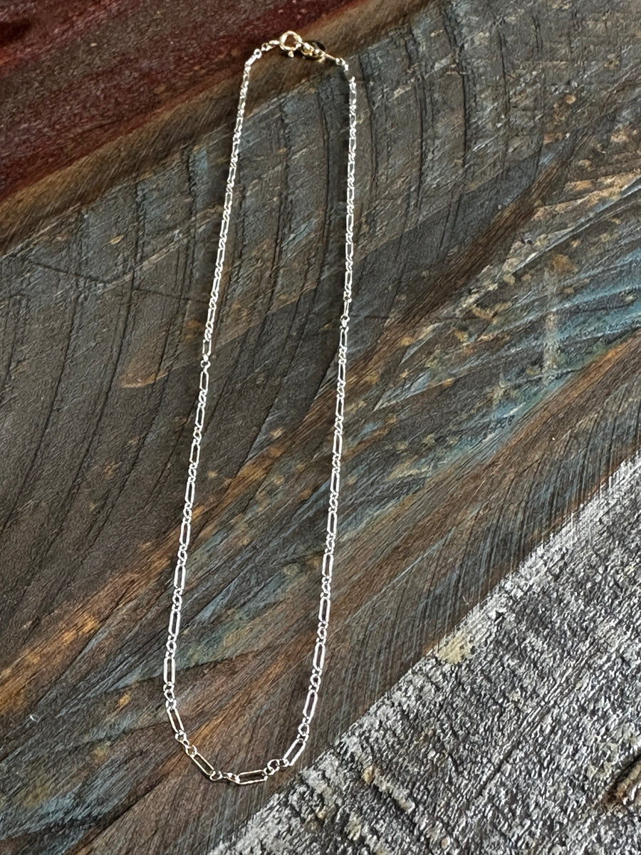Gold long & short link choker