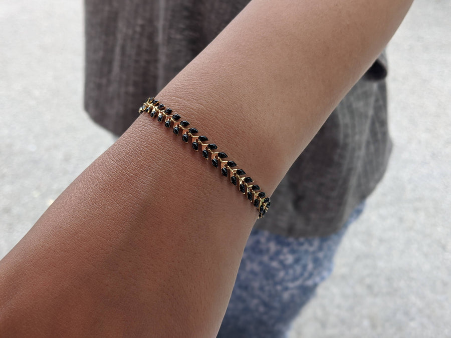 Regular Black and Gold Ivy bracelet
