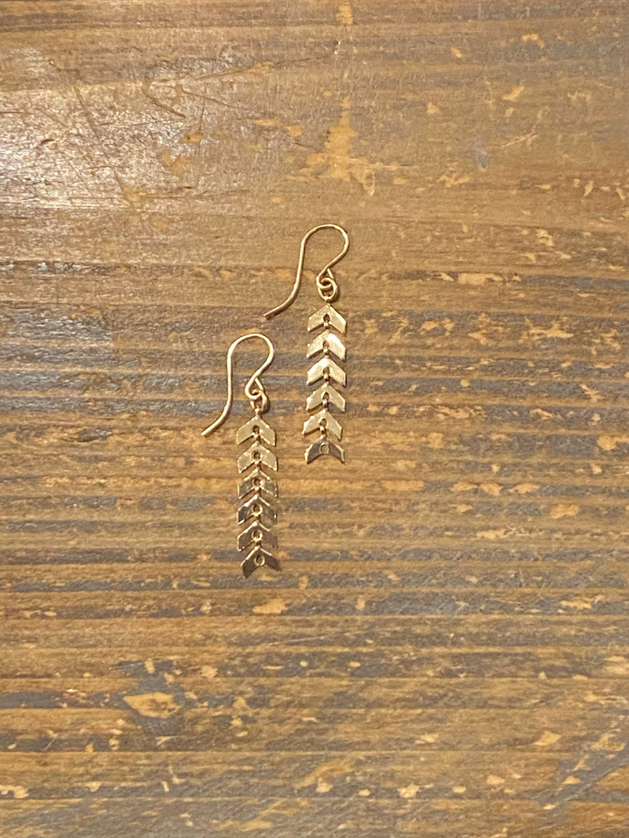 Gold Filled Ivy Earrings
