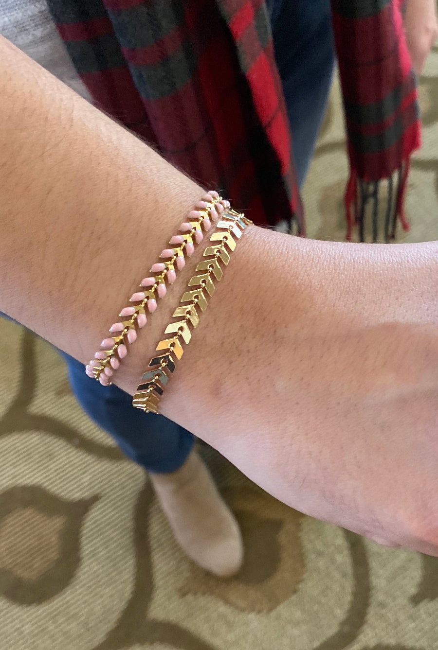 Long Gold Filled Ivy Bracelet