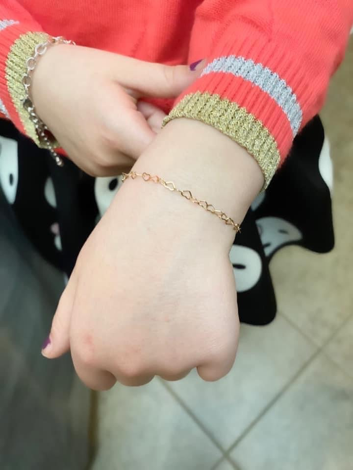 dainty gold hearts bracelet online jewelry store for women
