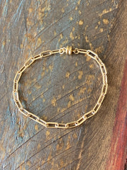 trendy gold bracelet for women link rose burkhardt