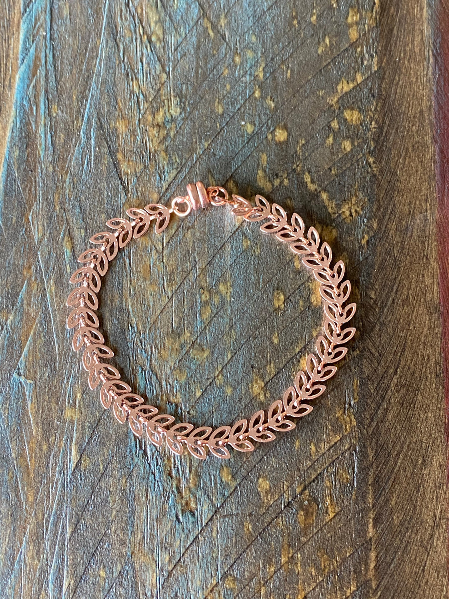 Rose Gold open ivy bracelet